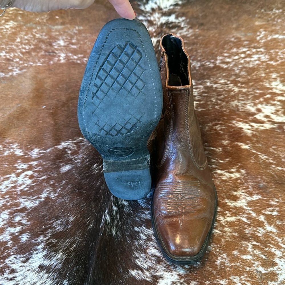 Laredo Leather Brown Square Toe Boot. - image 4